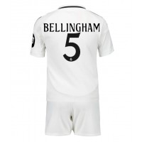 Dres Real Madrid Jude Bellingham #5 Domáci pre deti 2024-25 Krátky Rukáv (+ trenírky)